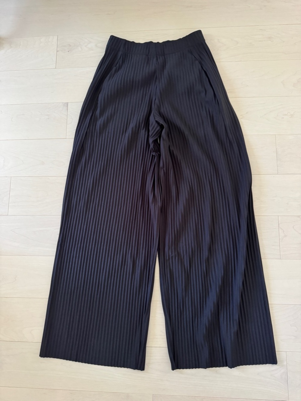 COS Black Pleated Wide-Leg Pants - Women's
